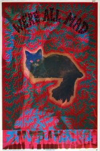 Z_16 Poster White Rabbit Gates of Eden Cheshire Cat two sided With Tear B side